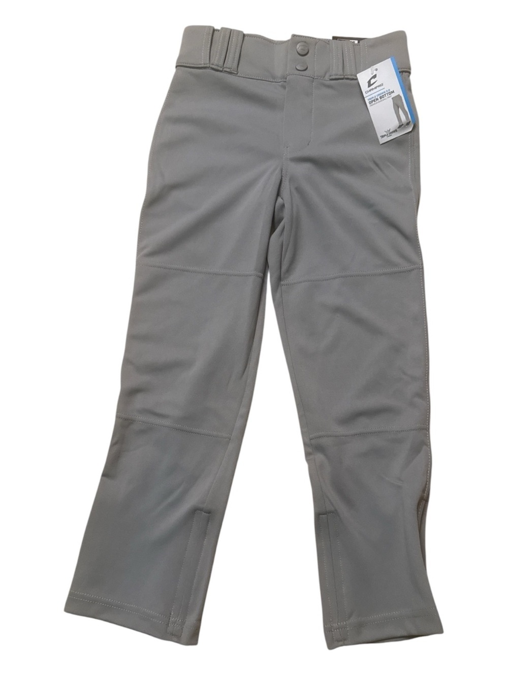 Champro Triple Crown 2.0  Gray Baseball Pants  Adjustble length Size Small